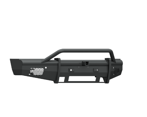 Picture of Road Armor 15 - 19 Chevy 2500 Vaquero Front Bumper wPre - Runner Guard 2in Receiver - Tex Blk