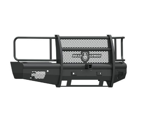 Picture of Road Armor 15 - 19 Chevy 2500 Vaquero Front Bumper Full Guard 2in Receiver - Tex Blk