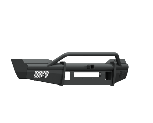 Picture of Road Armor 06 - 09 Dodge 2500 Vaquero Front Bumper wPre - Runner Guard 2in Receiver - Tex Blk