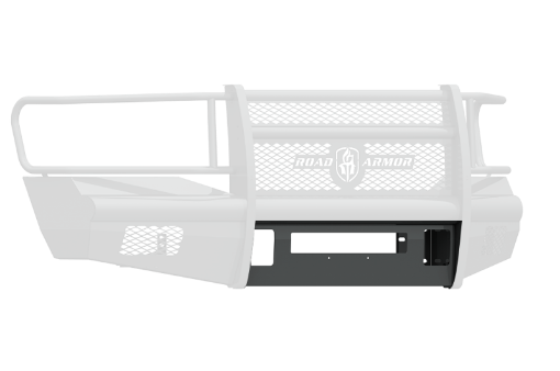 Picture of Road Armor 06 - 09 Dodge 2500 Vaquero Front Non - Winch Plate - Tex Blk