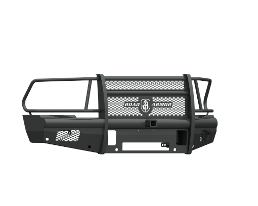 Picture of Road Armor 10 - 18 Dodge 2500 Vaquero Front Bumper Full Guard 2in Receiver - Tex Blk