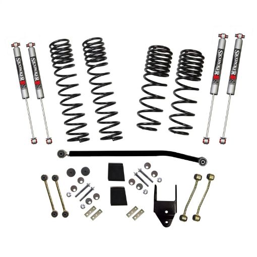 Picture of Skyjacker 2020 Jeep JL 4WD Diesel 3.5 - 4in Dual Rate Long Travel Sus Lift Kit wM95 Monotube Shocks