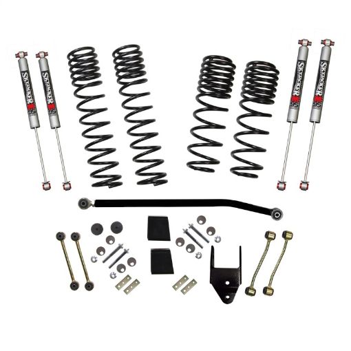Picture of Skyjacker 2020 Jeep JL 4WD Rub Diesel 3.5 - 4in Dual Rate Long Trvl Sus Lift Kit wM95 Mono Shocks