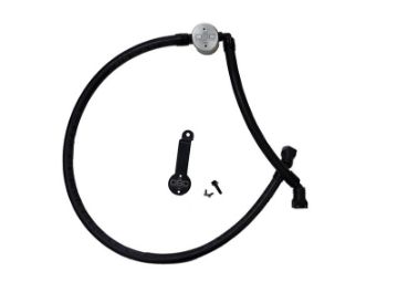 Picture of JampL 18 - 24 Jeep Wrangler JL 3.6L Driver Side Oil Separator 3.0 - Clear Anodized