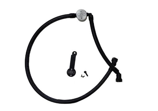 Picture of JampL 18 - 24 Jeep Wrangler JL 3.6L Driver Side Oil Separator 3.0 - Clear Anodized