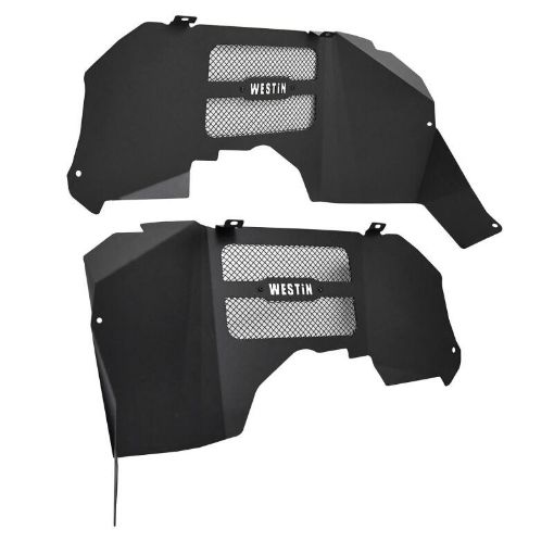 Picture of Westin 18 - 20 Jeep Wrangler JL Inner Fenders - Front - Textured Black