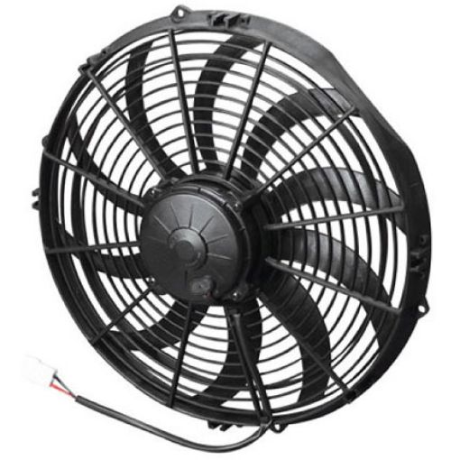 Picture of SPAL 1864 CFM 14in High Performance Fan - PullCurved (VA08 - AP71LL - 53A)