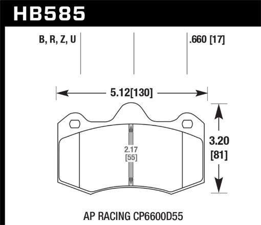 Picture of Hawk 12 - 14 McLaren MP4 - 12C HP Street Brake Pads