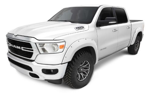 Picture of Bushwacker 19 - 22 Ram 1500 (Excl Rebel Models) Pocket Style Flares 4pc - Ivory Pearl