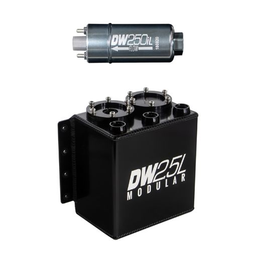 Picture of DeatschWerks 2.5L Modular Surge Tank (Incl. 1 DW250iL In - Line Fuel Pump)