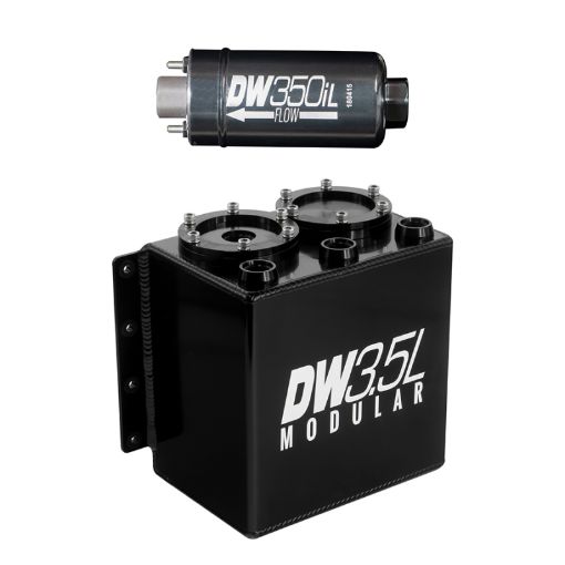 Picture of DeatschWerks 3.5L Modular Surge Tank (Incl. 1 DW350iL In - Line Fuel Pump)