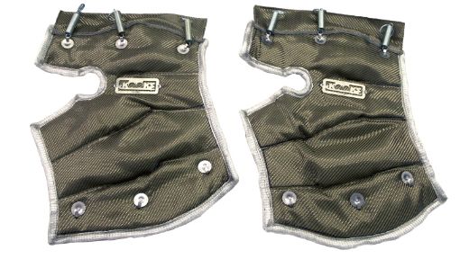 Picture of Kooks 2020 Chevrolet Corvette C8 LT2 6.2L Heat Shield Blankets for Ultra Green Catted Connect Pipes