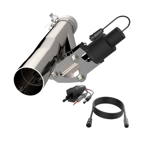 Picture of QTP 19 - 20 Ford Ranger 2.3L 4DR (127in Wheel Base) 2.5in 304SS Aggressor Cutout Mid Pipe