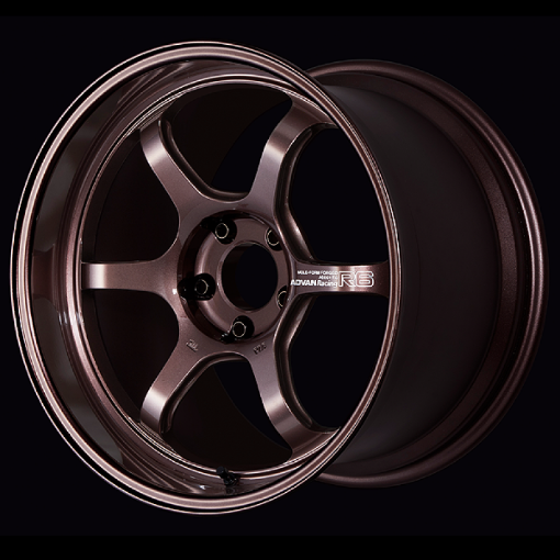 Picture of Advan R6 18x8.0 45 5 - 100 Racing Copper Bronze Wheel