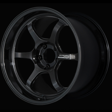 Picture of Advan R6 18x10.0 24 5 - 114.3 Racing Titanium Black Wheel