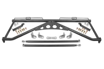 Picture of BMR 15 - 20 Ford Mustang Harness Bar - Black Hammertone