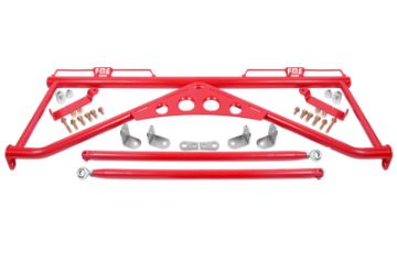 Picture of BMR 15 - 20 Ford Mustang Harness Bar - Red