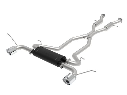 Picture of aFe Vulcan Series 2.5in 304SS Cat - Back Exhaust 11 - 19 Jeep Grand Cherokee (WK2) 5.7L w Polished Tips