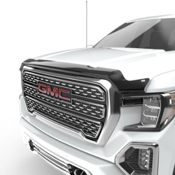 Picture of EGR 2019 GMC Sierra Superguard Hood Shield (301791) - Dark Smoke