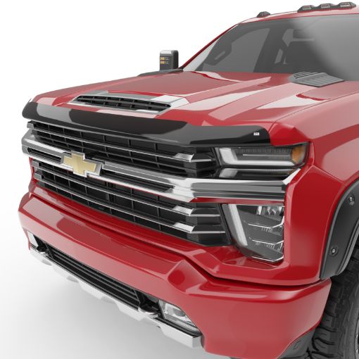 Picture of EGR 2020 Chevy Silverado HD Superguard Hood Shield (301881) - Dark Smoke