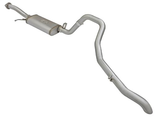 Picture of aFe MACHForce XP Exhaust Cat - Back 2.5in SS - 409 01 - 19 Nissan Patrol L6 4.8L (4 - Door Only)