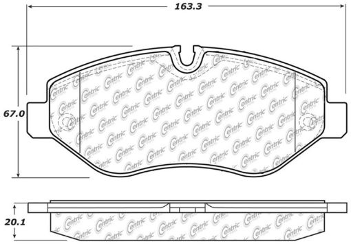 Picture of StopTech 10 - 18 Mercedes - Benz Sprinter 2500 Front Truck SUV Brake Pad