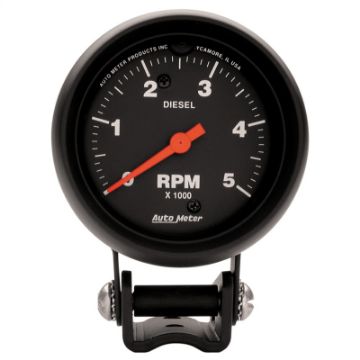Picture of Autometer Z - Series 2 - 58in 5K RPM Diesel Pedestal Tachometer Gauge