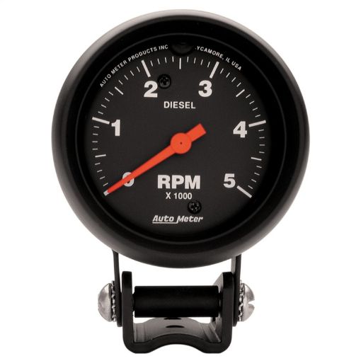 Picture of Autometer Z - Series 2 - 58in 5K RPM Diesel Pedestal Tachometer Gauge