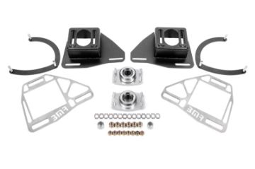 Picture of BMR Suspension 82 - 92 Chevy Camaro CasterCamber Plates w Lockout Plates - Black Hammertone