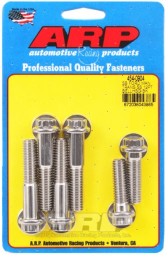 Picture of ARP Small Block Ford Manual Transmission 12pt Bellhousing Bolt Kit - Polished Stainless Steel