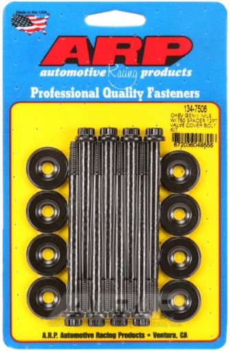 Picture of ARP Small Block Chevy GENIIIIV LS Series .750 Spacer 12pt Valve Cover Bolt Kit - Black