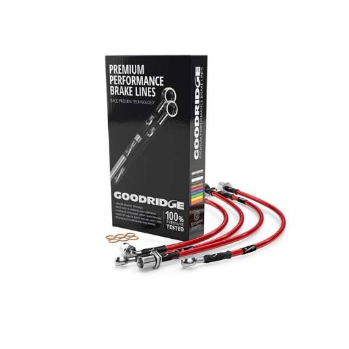 Picture of Goodridge 16 - 20 Mini Cooper F55F56F57 (4Dr S 4Dr) SS Brake Line Kit - Red