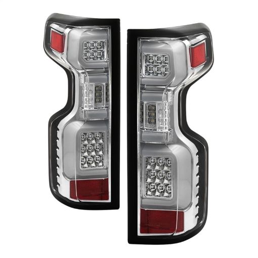Picture of Spyder Chevy Silverado 19 - 20 LED Tail Light Chrome ALT - YD - CS19HAL - C