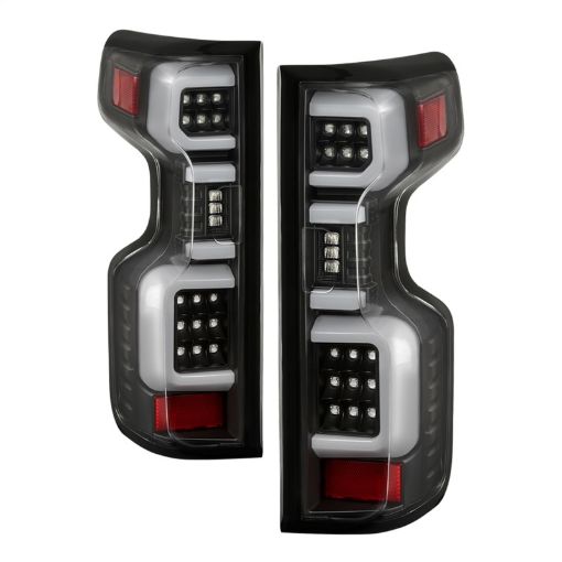 Picture of Spyder Chevy Silverado 19 - 20 (Do Not Fit Halogen Model) LED Tail Light Blk ALT - YD - CS19LED - BK