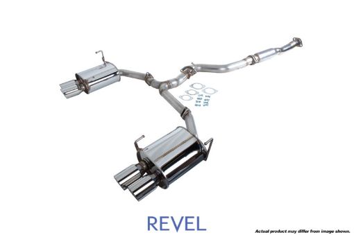 Picture of Revel Medallion Touring - S Catback Exhaust - Dual Muffler Quad Tip 15 - 17 Subaru Impreza WRX Sti