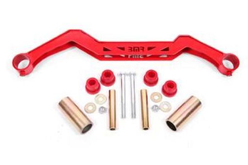 Picture of BMR 79 - 93 Ford Mustang Transmission Crossmember TH350PG700R4C4C6AOD4L60 - Red