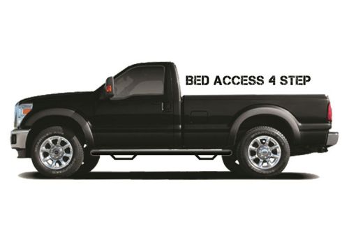 Picture of N - Fab Nerf Step 19 - 20 ChevyGMC 1500 Regular Cab 6.5ft Bed - Bed Access - Tex. Black