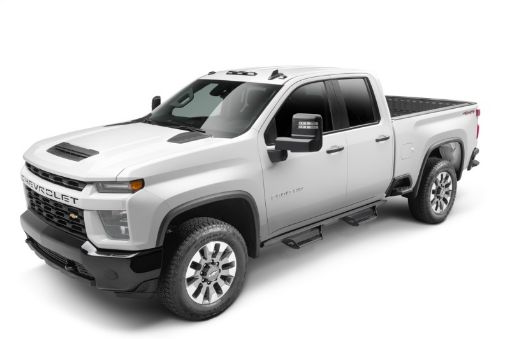 Picture of N - Fab Predator Pro 19 - 20 ChevyGMC 1500 Double Cab - Cab Length - Tex. Black