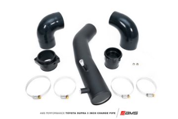 Picture of AMS Performance 2020 Toyota Supra A90 Aluminum 3in Charge Pipe Kit