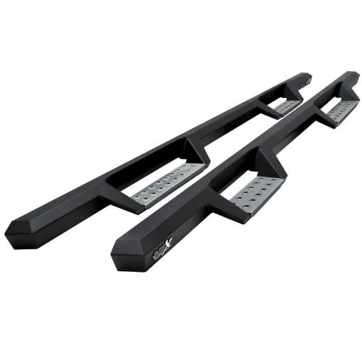 Picture of Westin 04 - 13 Chevy Silverado 1500 Crew Cab HDX Stainless Drop Nerf Step Bars - Textured Black