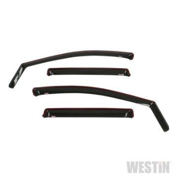 Picture of Westin 13 - 19 Ford Escape In Channel Wind Deflector 4pc - Smoke