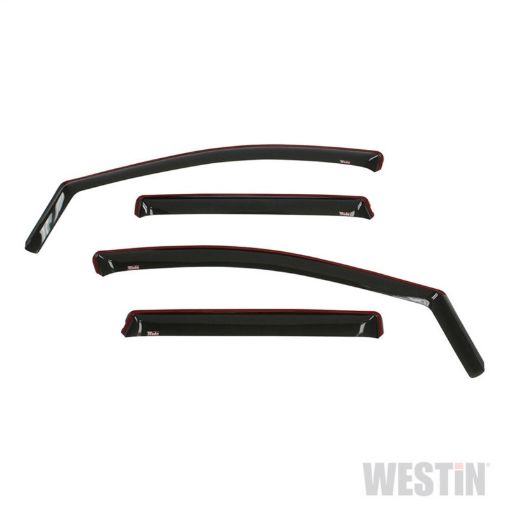 Picture of Westin 13 - 19 Ford Escape In Channel Wind Deflector 4pc - Smoke