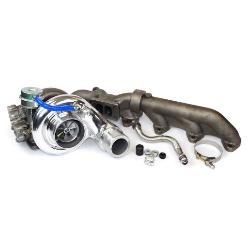 Picture of Industrial Injection 07.5 - 09 Dodge 6.7L Cummins Silver Bullet 62mm Turbo Kit