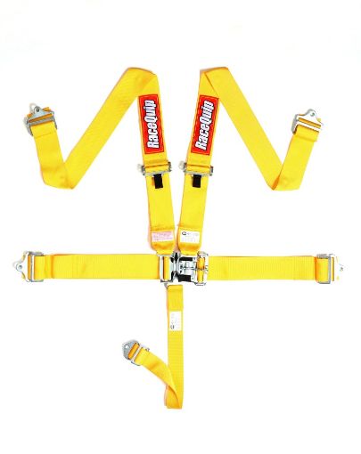 Picture of RaceQuip Yellow L L 5pt Seat Belt
