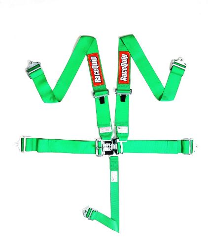 Picture of RaceQuip Green L L 5pt Seat Belt