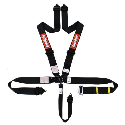Picture of RaceQuip L L 5pt Ratchet Harness Black