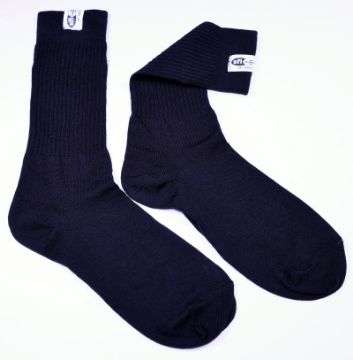 Picture of RaceQuip Black SFI 3.3 Fr Socks Large 10 - 11