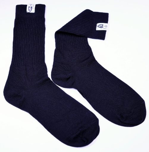 Picture of RaceQuip Black SFI 3.3 Fr Socks 2XL 14 - 15