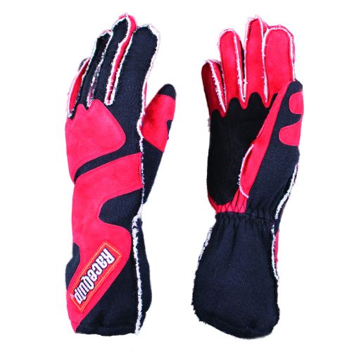 Picture of RaceQuip SFI - 5 RedBlack Medium Outseam w Closure Glove