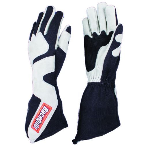 Picture of RaceQuip SFI - 5 GrayBlack XL Long Angle Cut Glove